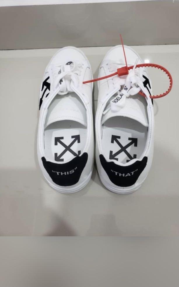 OFF WHITE (Category: Sneakers) located in Petaling Jaya. Submitted by khmk3838 (Listing ID 1116257620, Image 3). Description: Brand new to sell off .