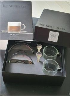 1) NESPRESSO Vertuo Mug, 13.2 oz., Coffee, Glass