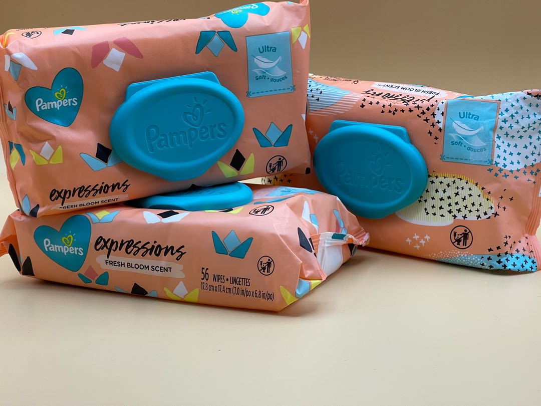 Pampers wipes expressions sales