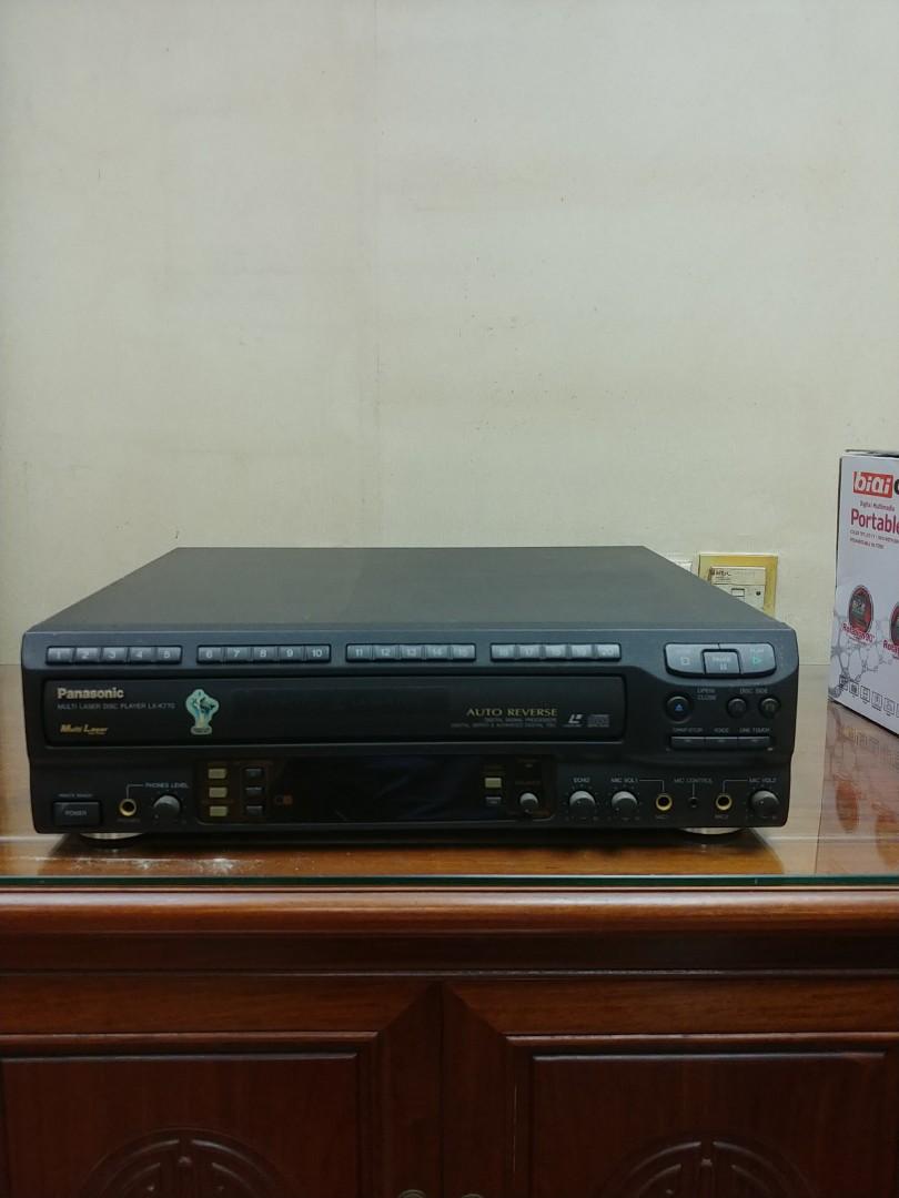 Panasonic LD Player LXK770, 音響器材, 可攜式音響設備 Carousell