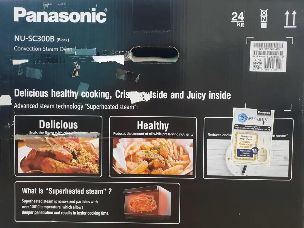 Panasonic NUSC300B steam convection oven, TV & Home Appliances