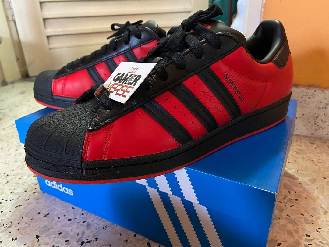 PLAYSTATION MILES MORALES ADIDAS SUPERSTAR, Men's Fashion, Footwear,  Sneakers on Carousell