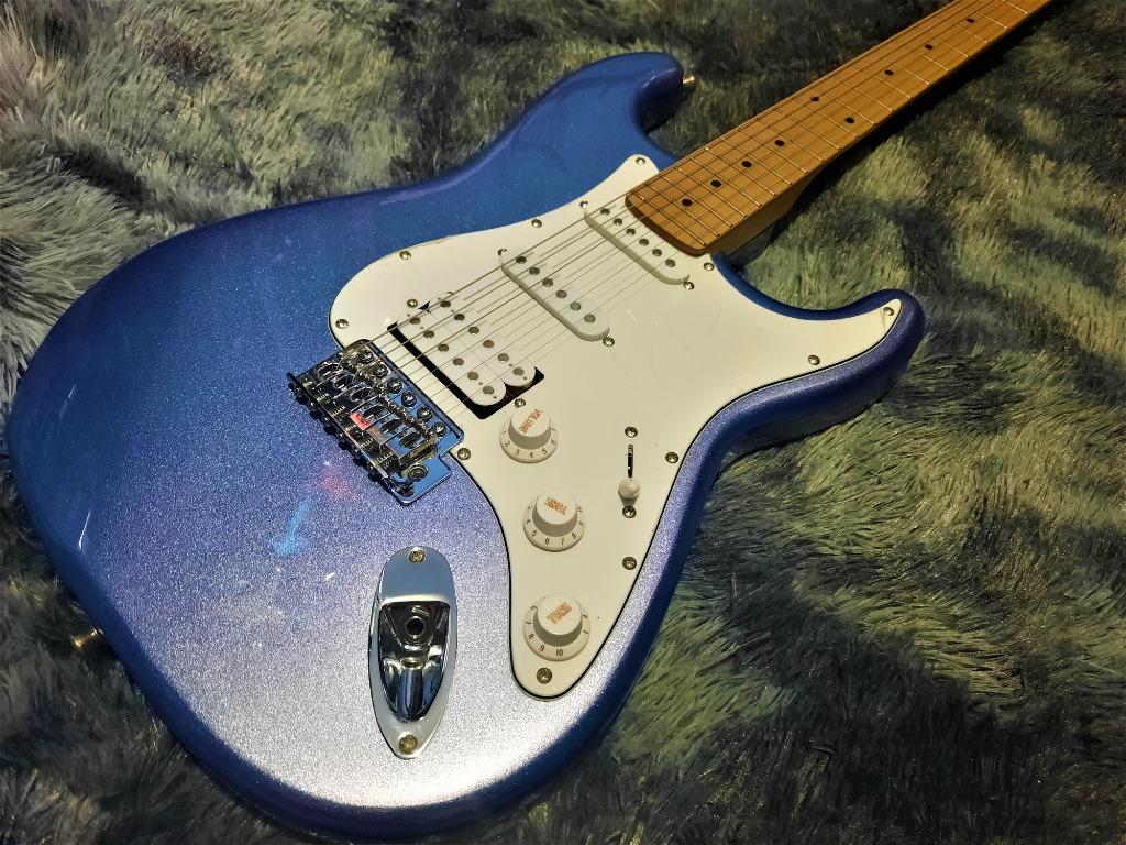 Playtech Japan HSS Strat in Metallic Blue Electric Guitar - PHP 