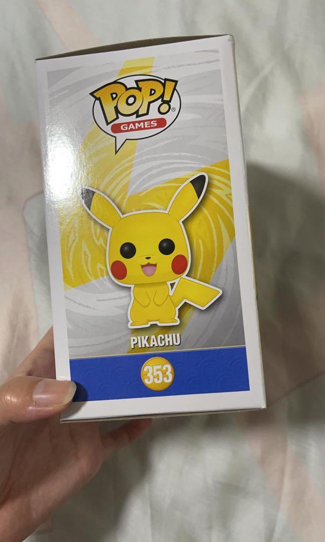 flocked pikachu pop gamestop