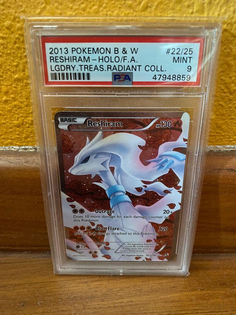 Pokemon TCG PSA 9 Black & White Reshiram Radiant Collection, Hobbies &  Toys, Toys & Games on Carousell