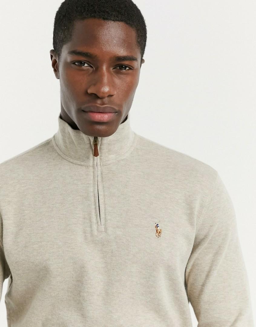 Ralph lauren shop half zip knit