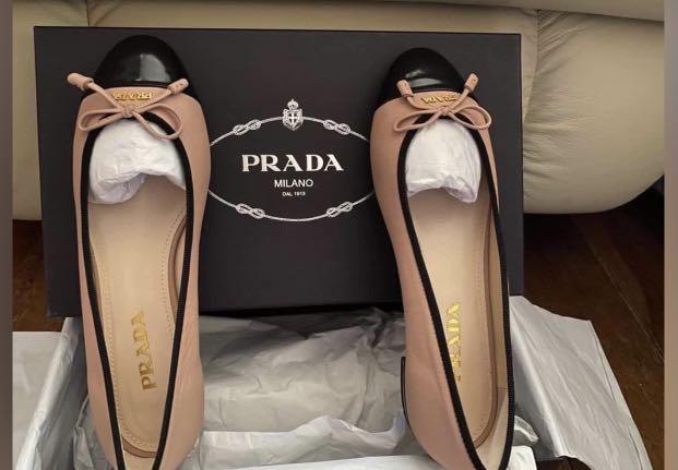 prada cap toe flats