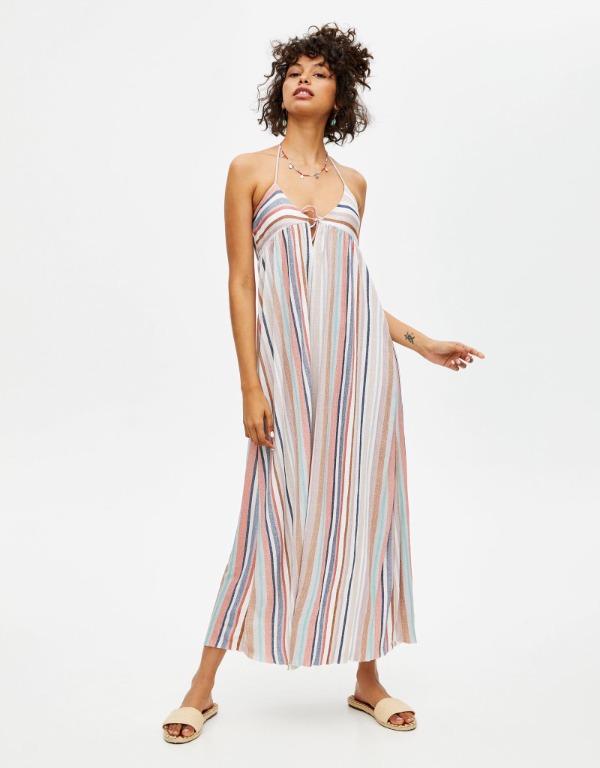 Pull and bear top striped dress