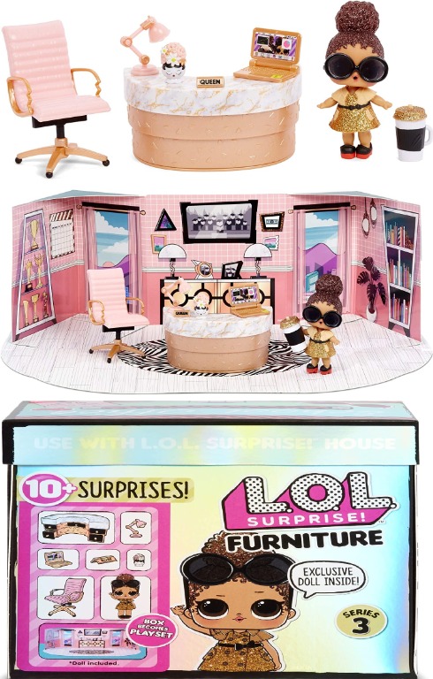 READY STOCK L.O.L. Surprise Furniture Desk Play School and