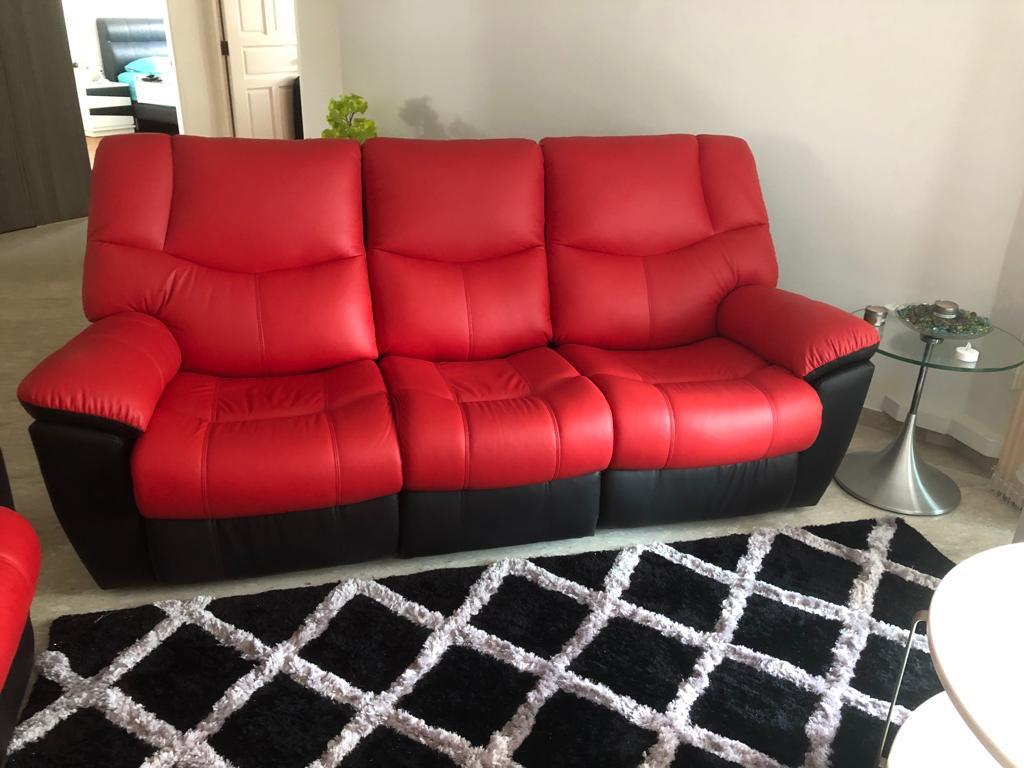 Recliner Sofa set 3+2 Excellent condition , Furniture & Home Living