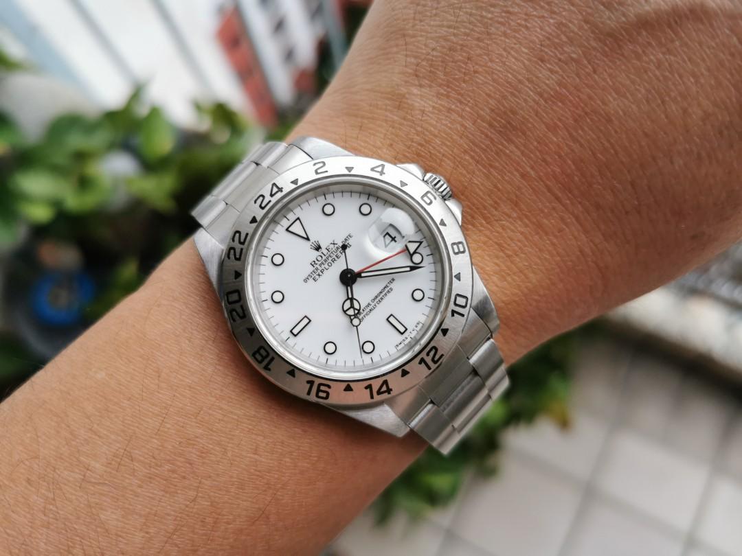 ROLEX Explorer 2 Polar T25 Dail with Yellow Patina luminous Watch
