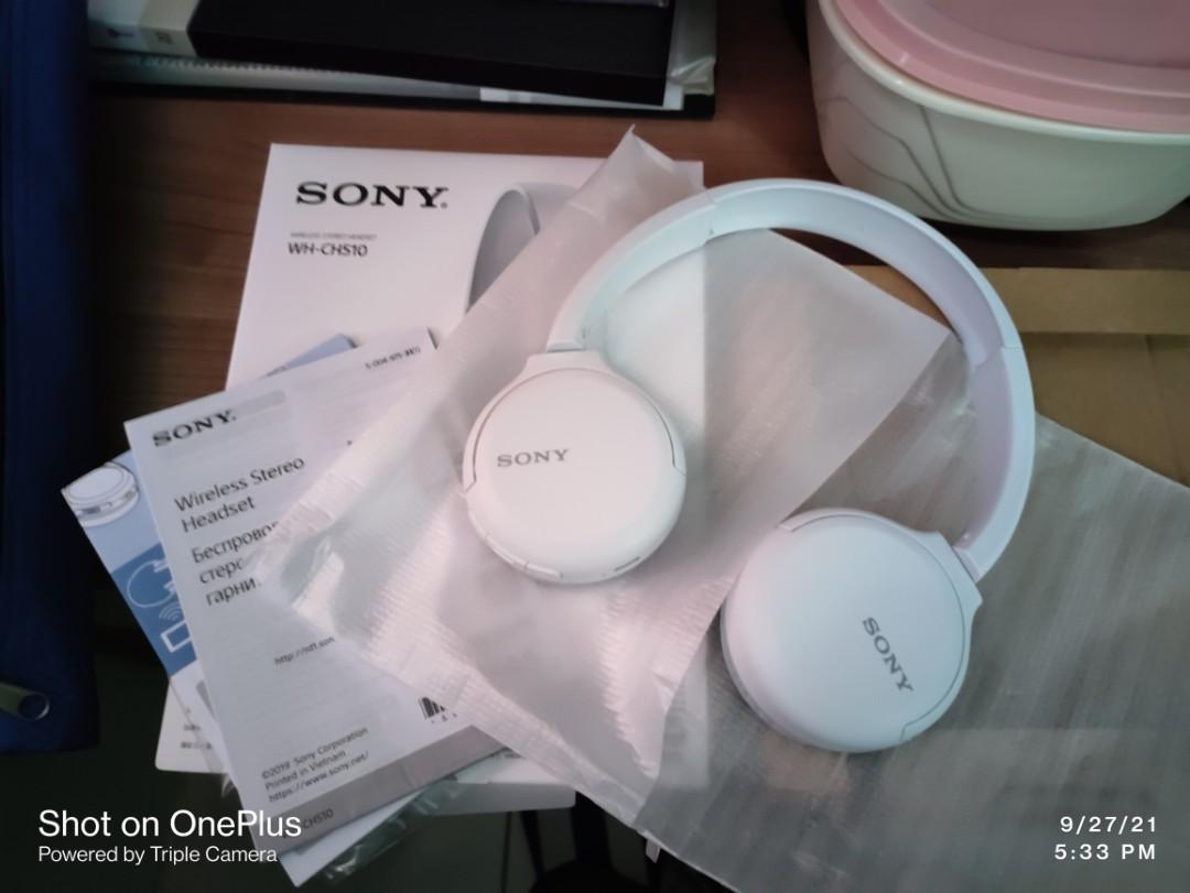 Sony Wireless Headphone WH-CH510, Audio, Headphones \u0026 Headsets on Carousell