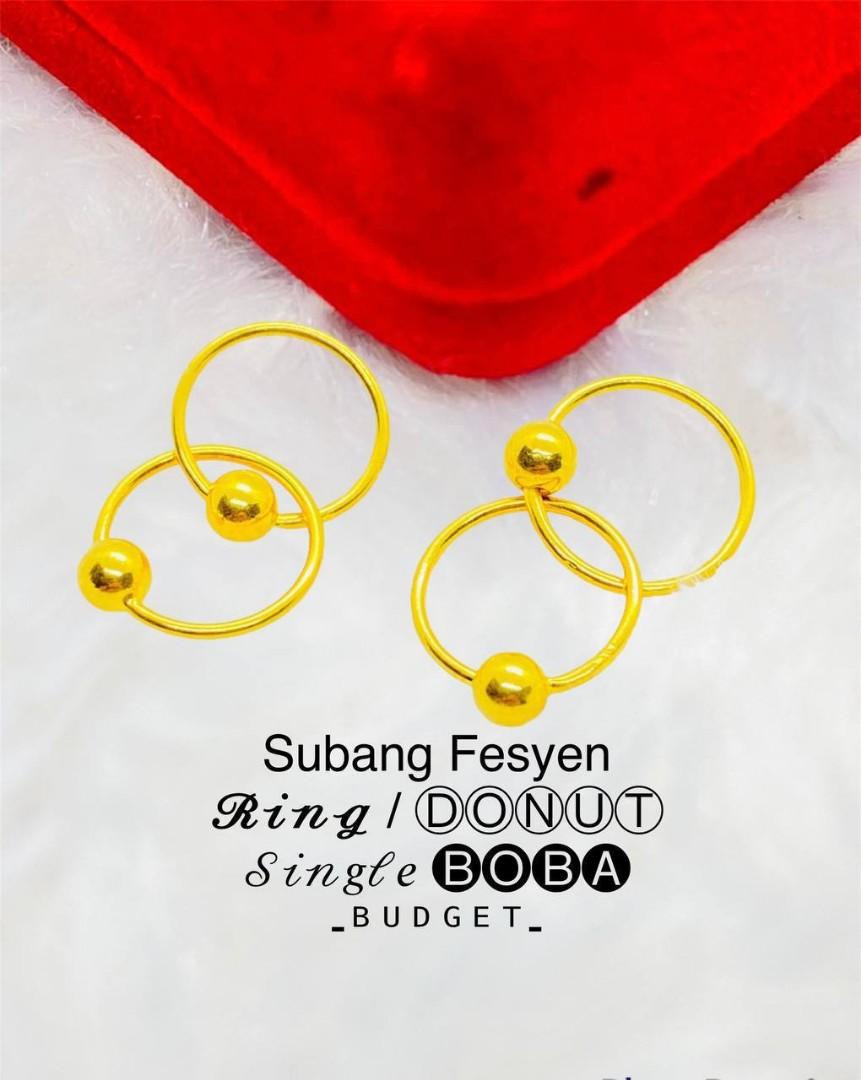 Subang Ring Emas 916 Murah2 Harga Kilang Women S Fashion Jewellery On Carousell
