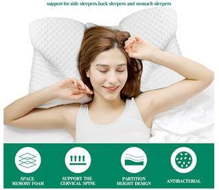 Sutera Contour Memory Foam Neck Pillow,Ergonomic Cervical Orthopedic  Pillow for Sleeping