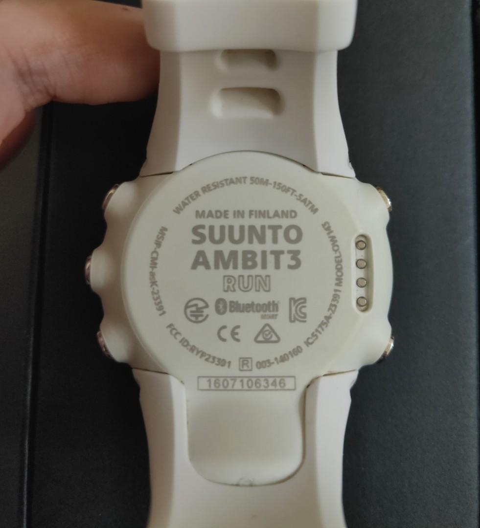 SUUNTO AMBIT3 RUN WHITE HR Men s Fashion Watches Accessories