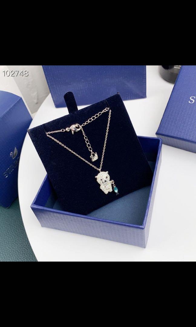 Swarovski Polar Bear Necklace