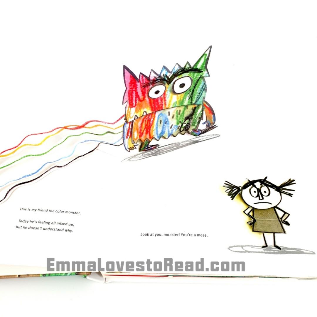 The Color Monster Pop Up Board Book by Anna Llenas, Hobbies & Toys ...