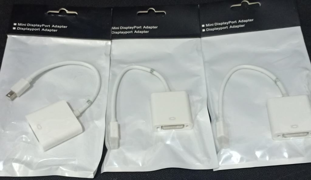 Thunderbolt Mini DisplayPort DP MiniDP to DVI Adapter Active Converter (Category: Cables & Adaptors) located in Quezon City. Submitted by kyrex12 (Listing ID 1116106485, Image 3). Description: Mini DisplayPort(male)-input DVI(female)-output -250 each -200 wholesale(6pcs. and above) -compatible with macbook and imac -with 1 week warranty -accept for shipping via GRAB, SPEEDY/BORZO and LALAMOVE COD(buyer's expense) -accept GCASH, MAYA, GRABPAY and 