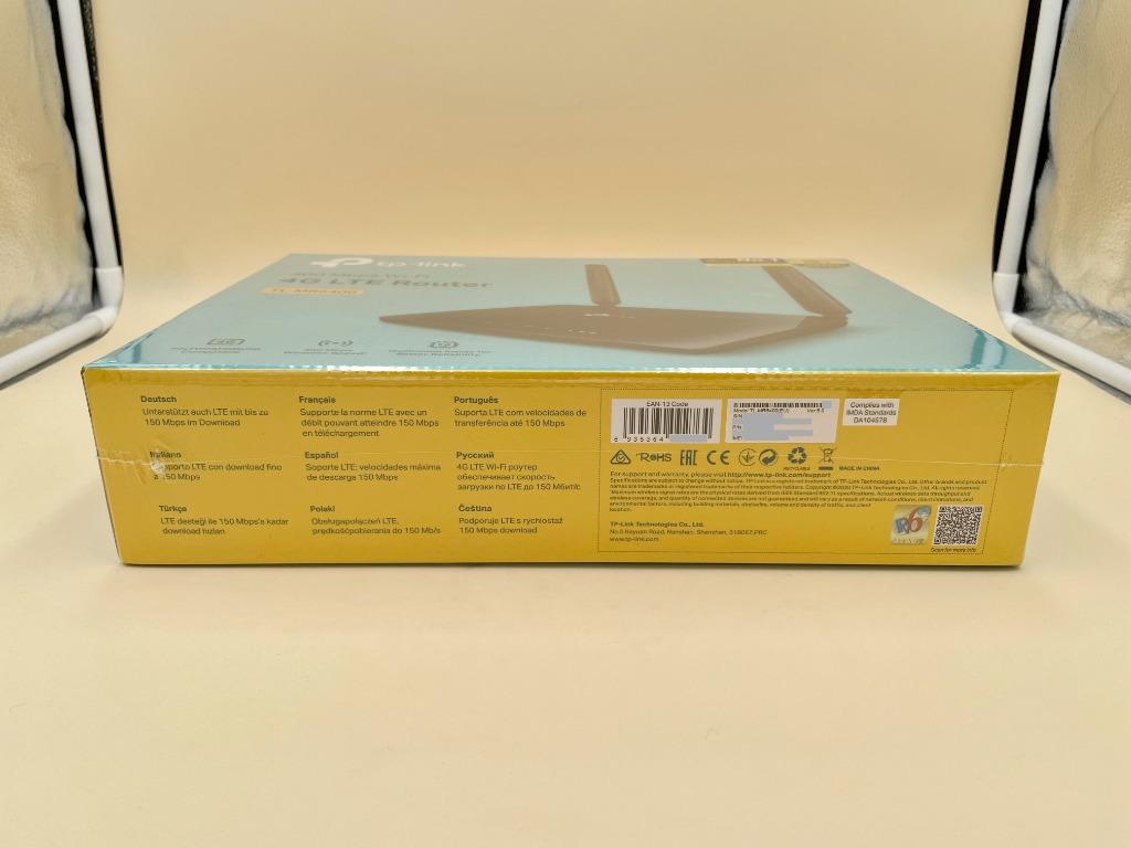 TP-Link TL-MR6400 Router 4G LTE fino a 150 Mbps/Wireless N fino a