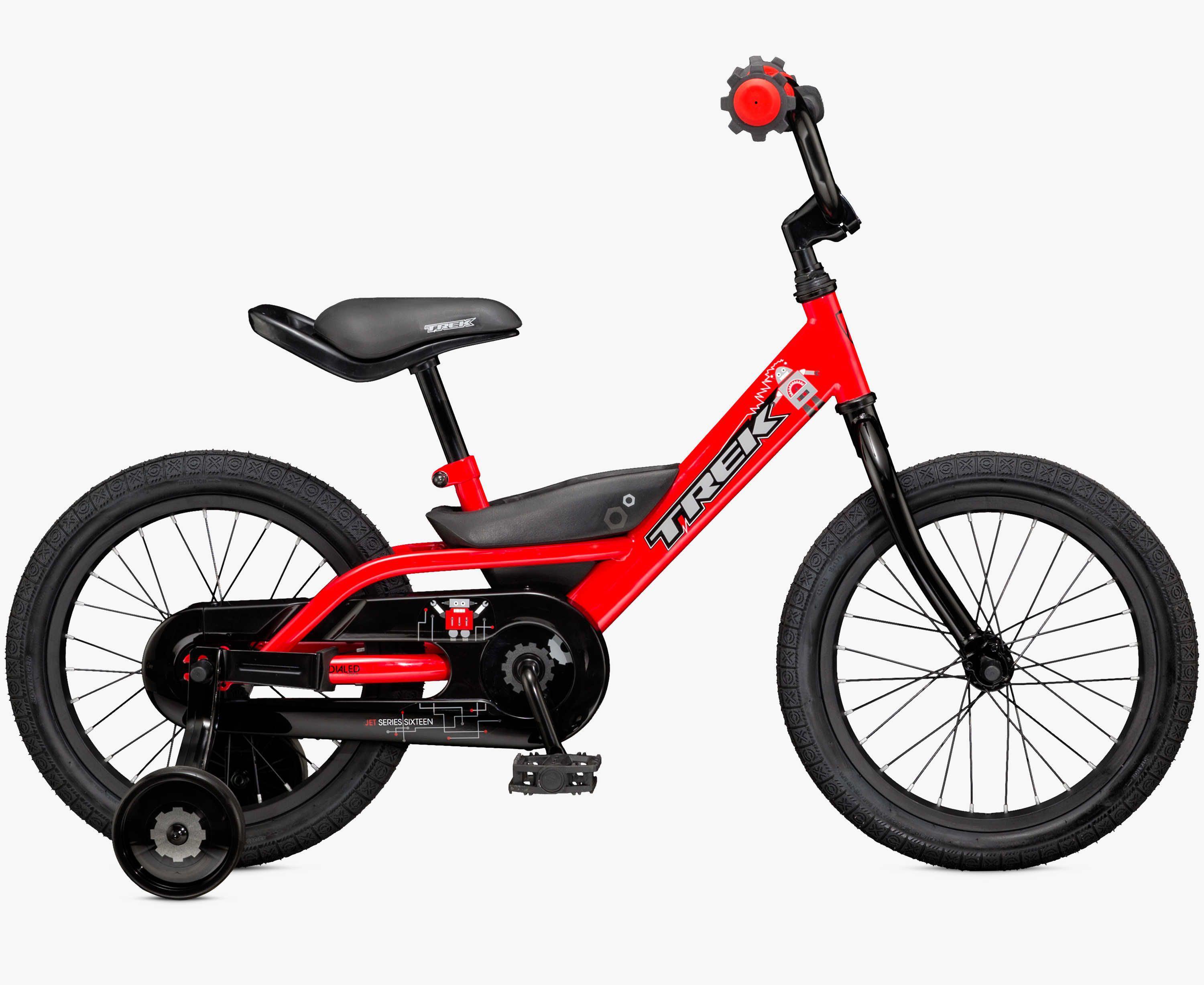 Trek precaliber 16 with upgrades kids bike with training wheel or guide wheel similar on specialized bike Sports Equipment Bicycles Parts Bicycles on Carousell