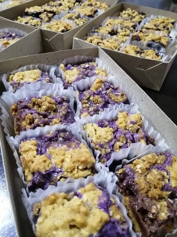 Ube and Chocolate Revel Bar, Food & Drinks, Homemade Bakes on Carousell