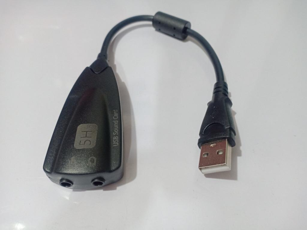 USB Sound Card Adapter (Category: Cables & Adaptors) located in Quezon City. Submitted by kyrex12 (Listing ID 1116112452, Image 1). Description: USB 2.0(male) Microphone Jack(female) Audio Jack(female) -250 each -200 wholesale(6pcs. and above) -7.1 channel sound -with 1 week warranty -accept shipping via GRAB and LALAMOVE COD(buyer's expense) -accept GCASH and PAYMAYA payment -COMPATIBILITY IS BUYER'S RESPONSIBILITY.