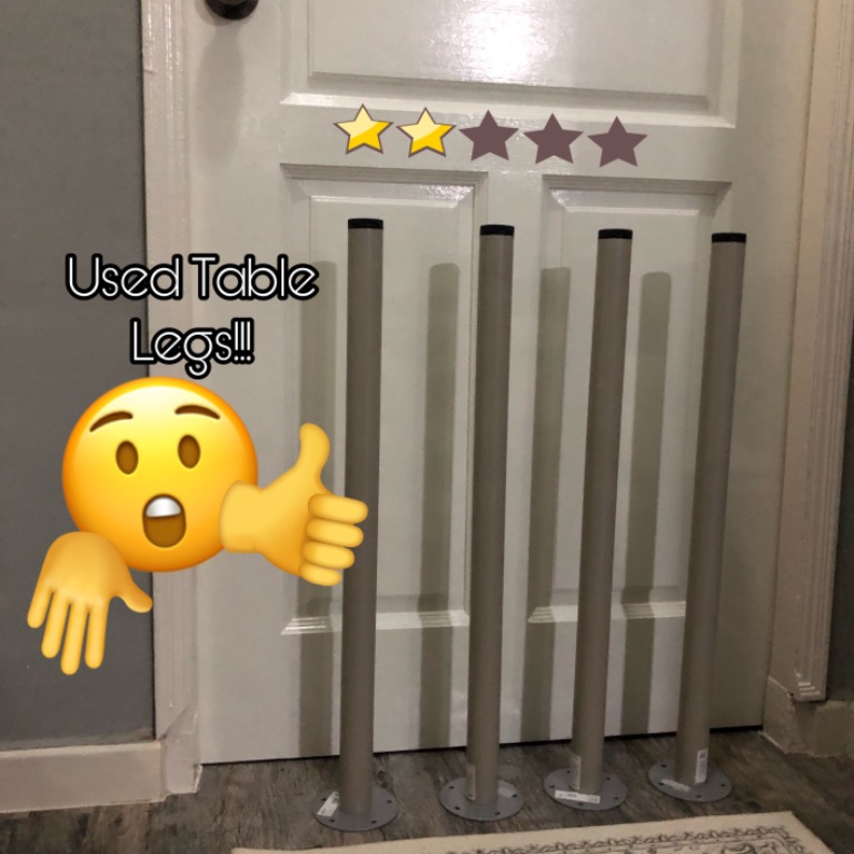 Used Ikea Table Legs, Furniture & Home Living, Home Improvement