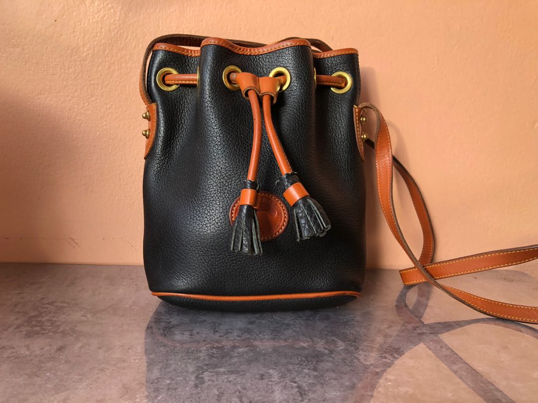 Dooney and bourke drawstring bucket bag vintage shop