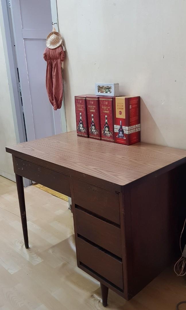 Vintage writing table, Furniture & Home Living, Furniture, Other Home