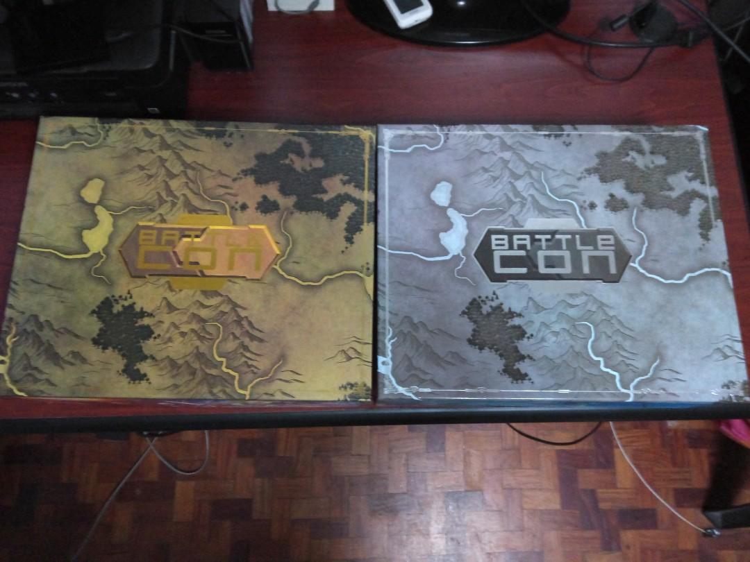 Whole BattleCON Series + Big Boxes (Category: PlayStation) located in Paranaque City. Submitted by jan_marcelo (Listing ID 1116127045, Image 1). Description: Contains everything in the series (Devastation, War, Fate, Trials, and Wanderers) in two big boxes (and everything you would get from backing Continue PLUS on Kickstarter: https://www.kickstarter.com/projects/level99games/battlecon-unleashed-the-ultimate-battlecon-edition/description) RFS: N
