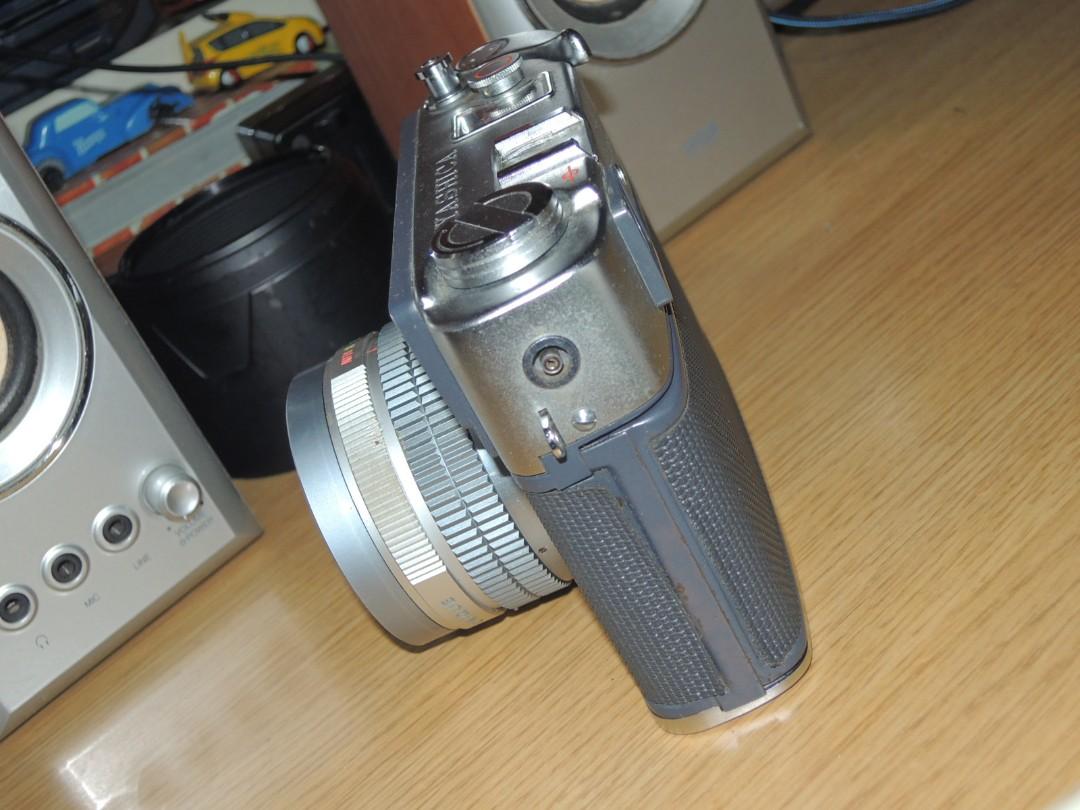 Yashica Minimatic S Film Camera (Category: Cameras) located in Paranaque City. Submitted by kutoi.ancheta (Listing ID 1116188737, Image 3). Description: Yashica Minimatic S Film Camera with Yashinon 45mm f1.8 lens made in Japan ₱2000 Inclusion: Original leather case condition: dead meter! manual mode only! bulb mode -no good! pros shutter release, functioning film advance lever, smooth focusing action, smooth ISO dial, good film rewind crank, goo