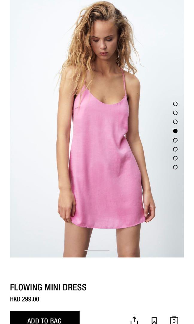 Zara Pink dress, 女裝, 連身裙☀ 套裝, 連 ...
