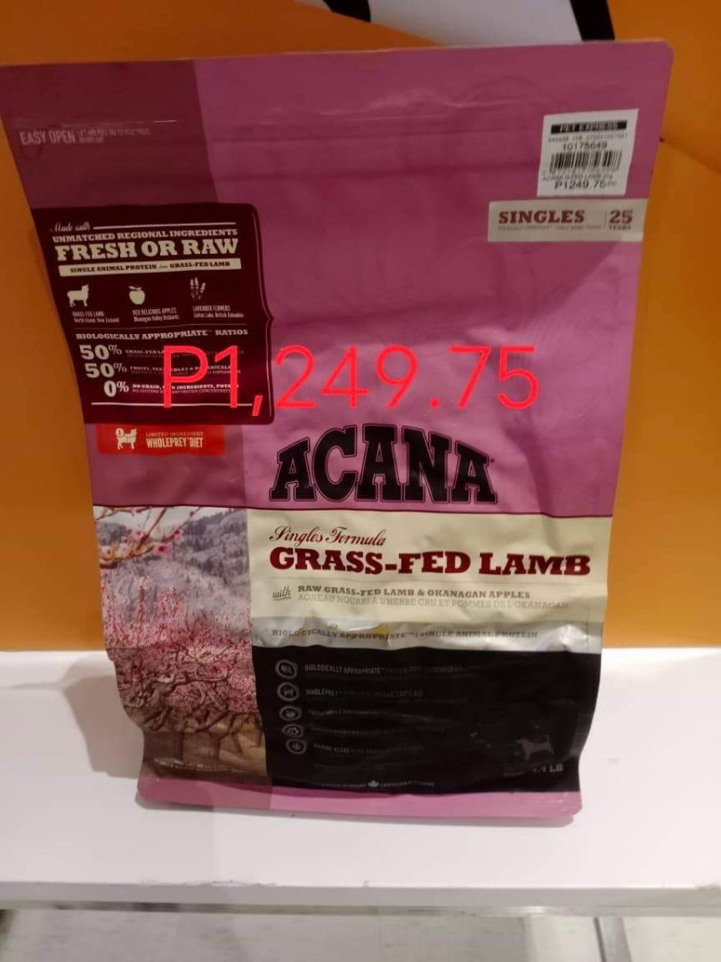grass fed lamb acana