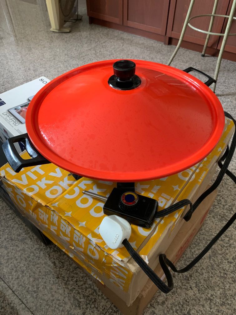 Antique vintage electric wok, TV & Home Appliances, Kitchen Appliances