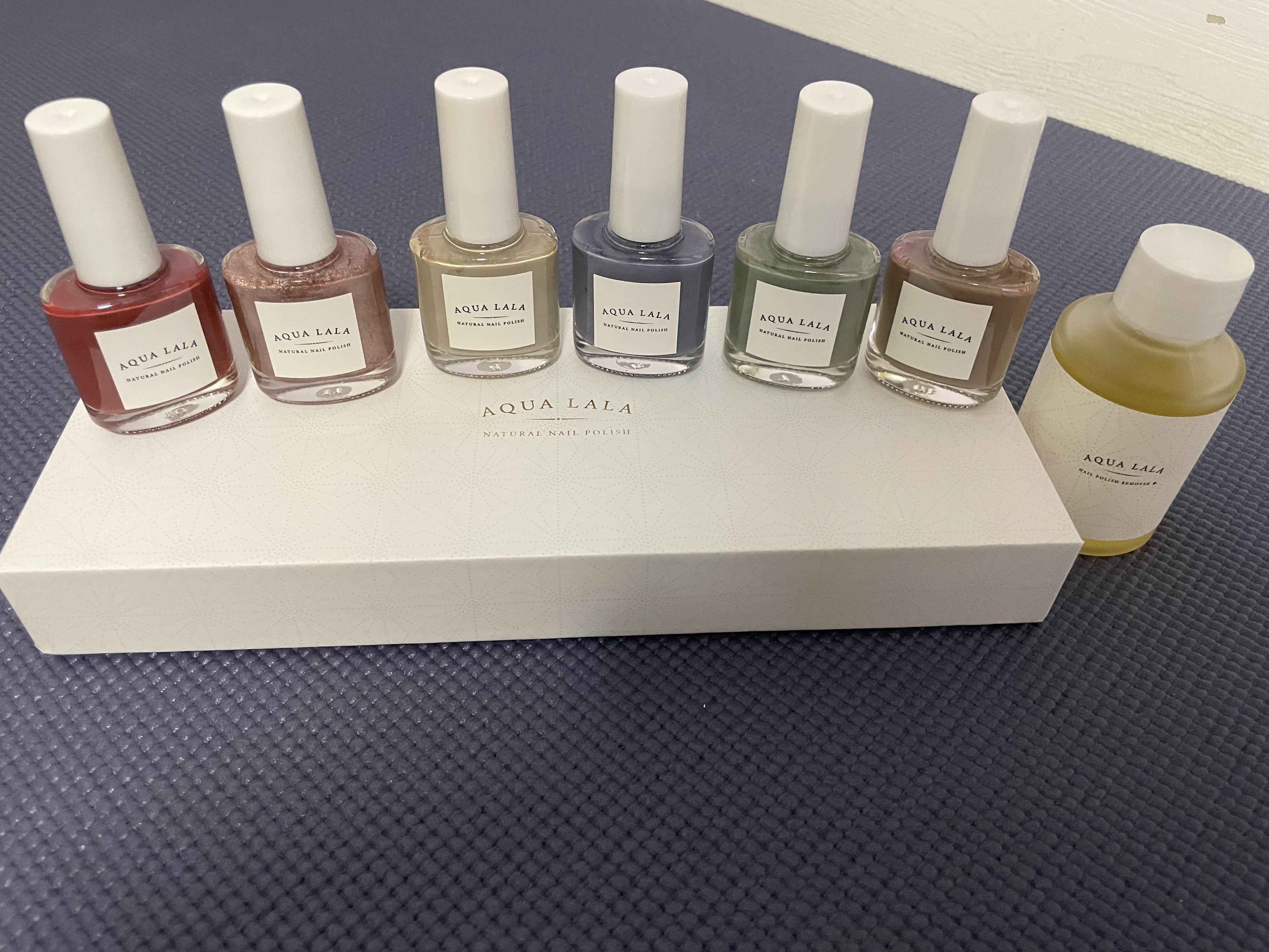 Aqua Lala 指甲油6支 送原裝60 Ml洗甲水 美容 化妝品 指甲美容 其他 Carousell