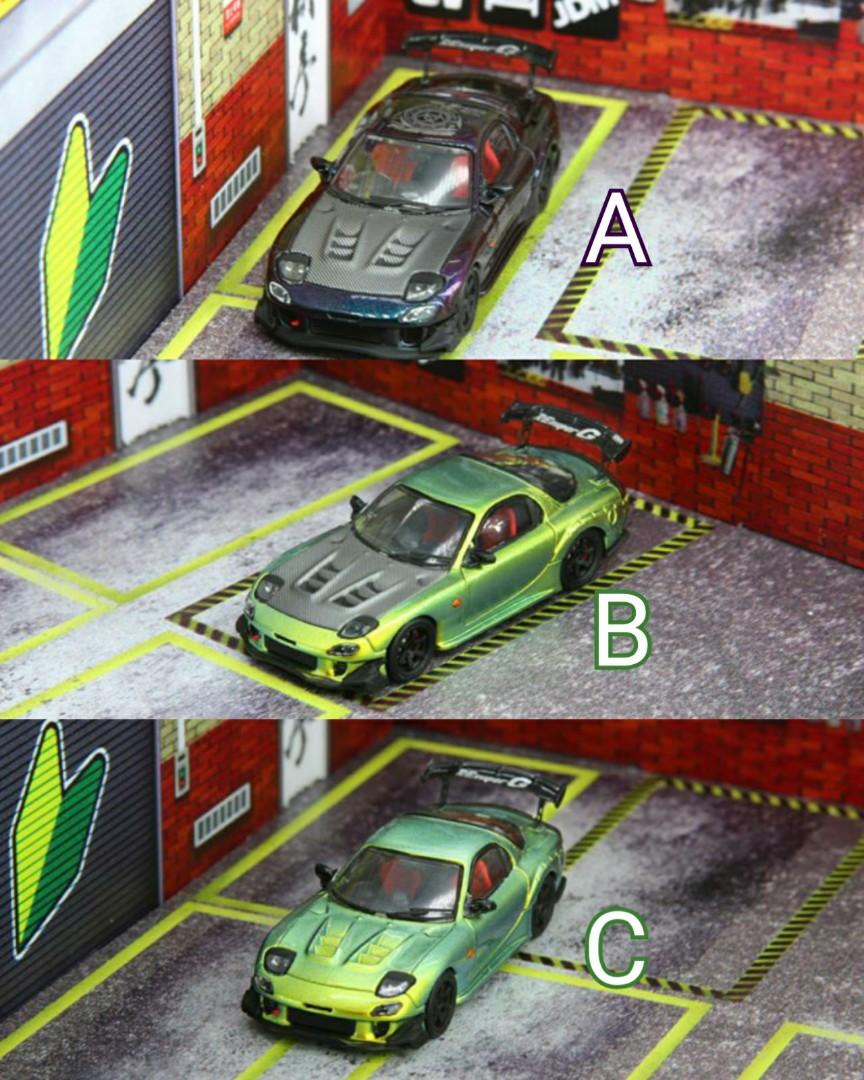 Artwork X Master 1 64合金模型 海外訂製magic 幻彩變色版rx 7 Fd3s 雨宫改装re Amemiya 興趣及遊戲 玩具 遊戲類 Carousell