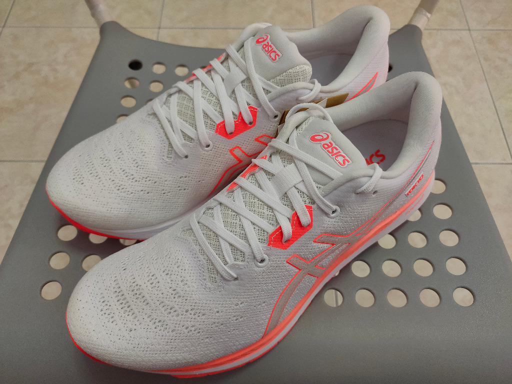 Asics Evoride Tokyo White/Sunrise Red Women Running Shoe UK7, Women's