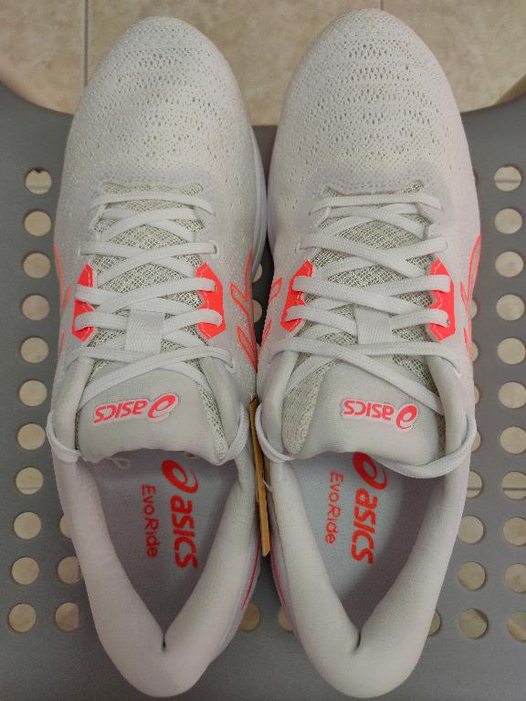 Asics Evoride Tokyo White/Sunrise Red Women Running Shoe UK7, Women's