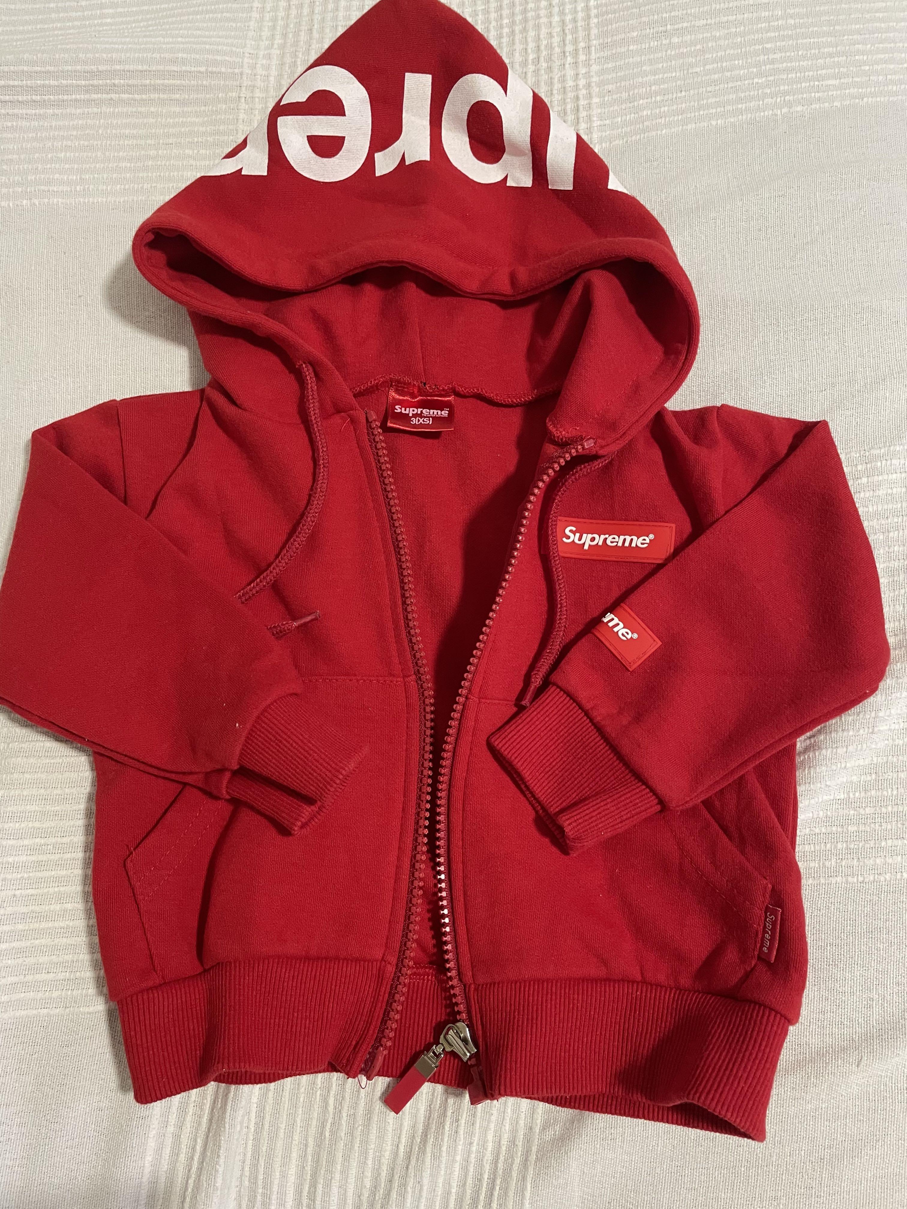 Baby boy red supreme jacket
