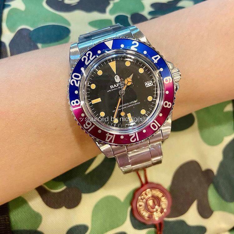 新品未開封！BAPEX TYPE 2 BAPE CLASSIC A BATHING APE 腕時計 MULTI