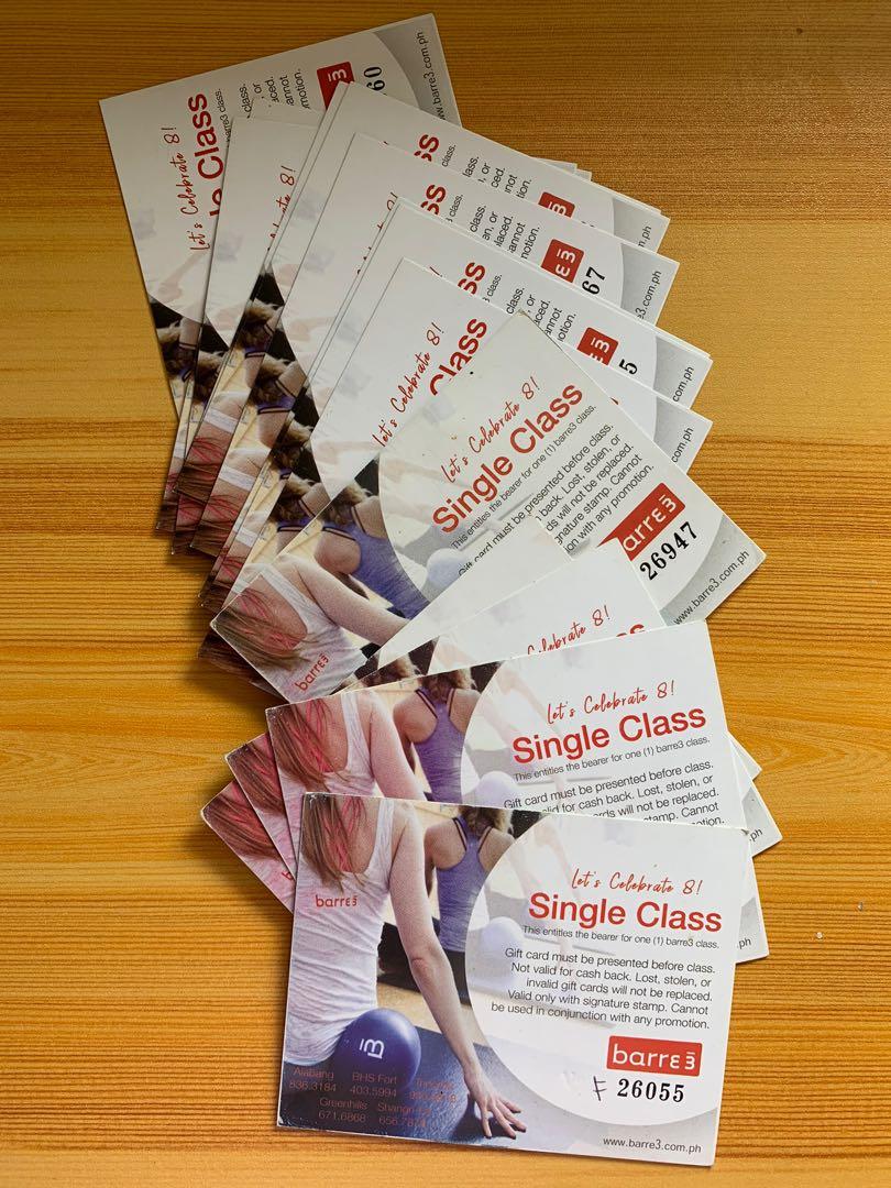 Barre 3 Single Class Pass (Category: Store Credits) located in Paranaque City. Submitted by prelovedperhaps (Listing ID 1116308885, Image 1). Description: No Expiration Sold per piece.