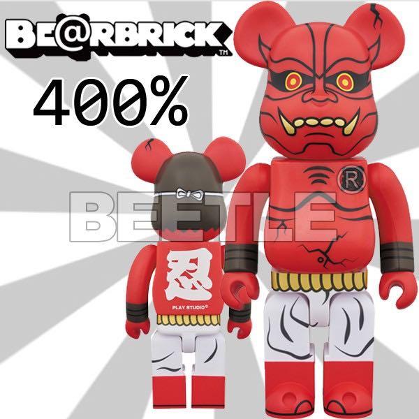 BE@RBRICK 赤鬼忍 400％ medicom toy ベアブリック | founderstalkies.com