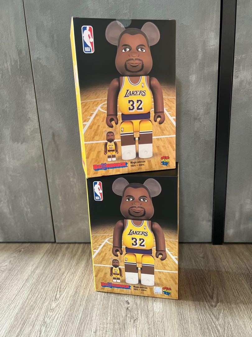 その他 MEDICOM TOY - BE@RBRICK Magic Johnson &amp; Shaquille set Medicom NBA Los Angeles Lakers Magic Johnson 100% 400