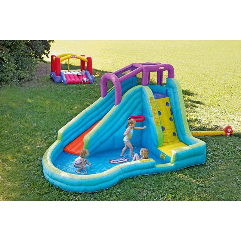 Brandnew Little Tikes Slam 'n Curve Inflatable Water Slide with Blower ...