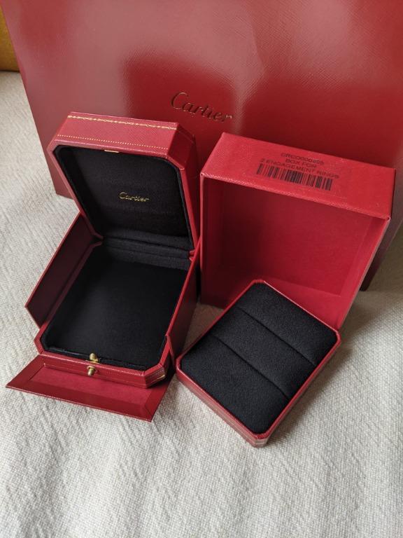 Cartier best sale ring boxes