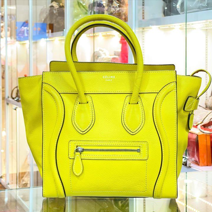 Celine luggage new arrivals yellow