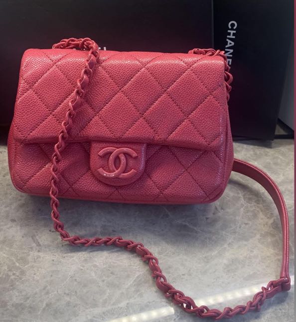 Chanel ultra matte square mini bag sales