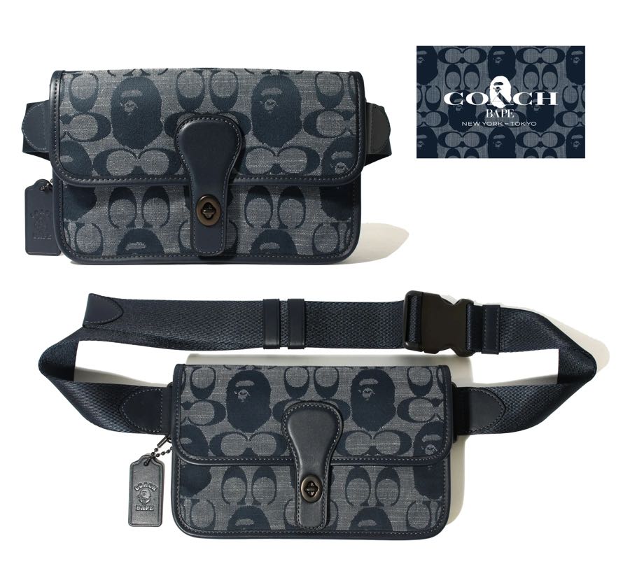 Coach Bape Waist Bag, Men's Fashion 