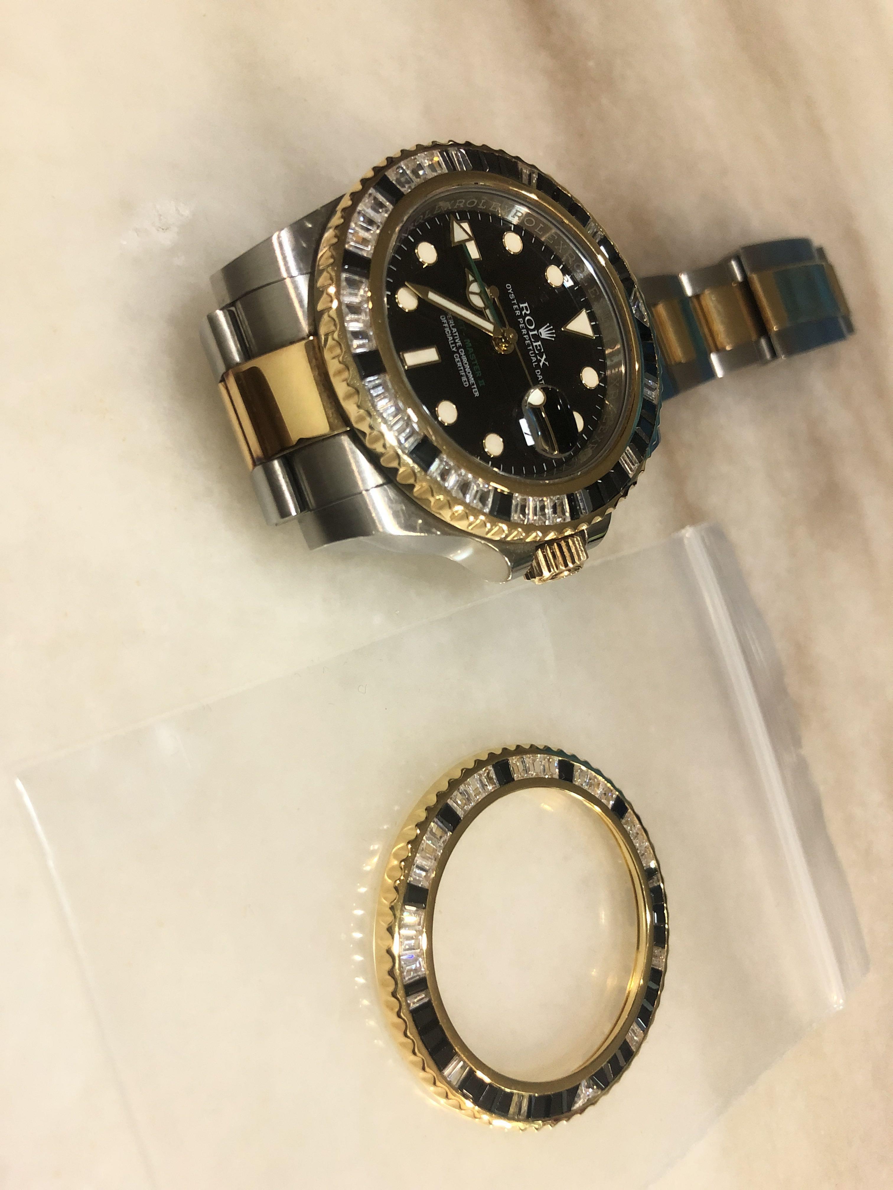 CUSTOM BEZEL (AFTERMARKET), Luxury, Watches on Carousell