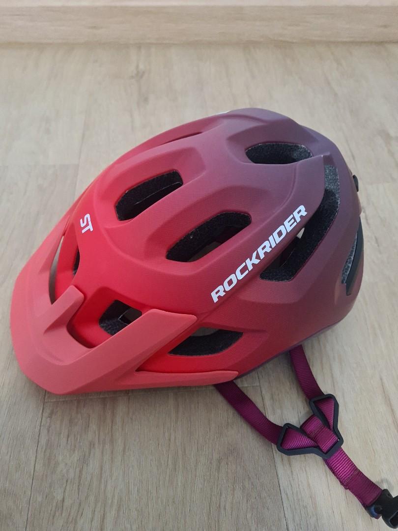 Decathlon Rockrider Mountain Biking Helmet ST 500 Purple Ombre
